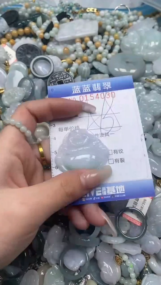 【闪购商品】翡翠颈饰未镶嵌闪购0154030多样性发其一