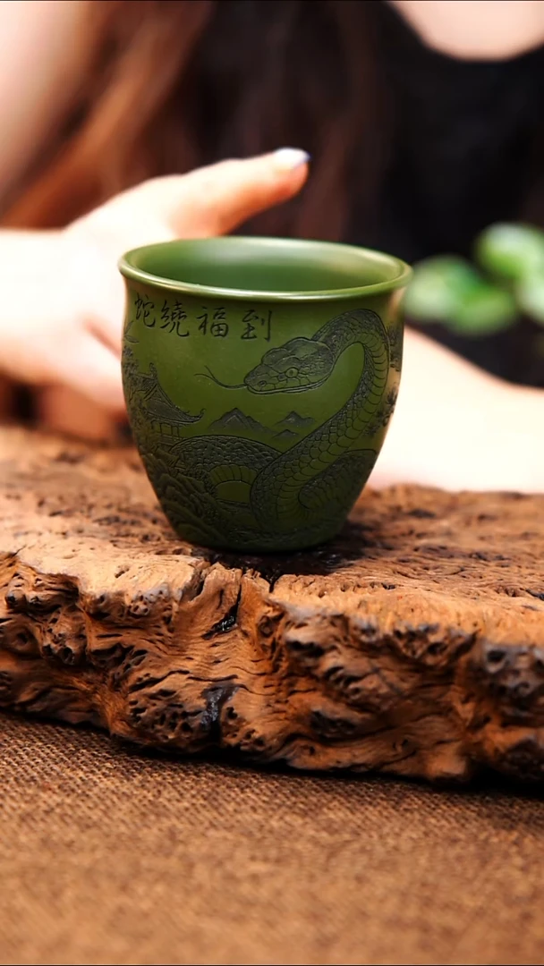 茶杯紫砂宜兴原矿紫砂杯