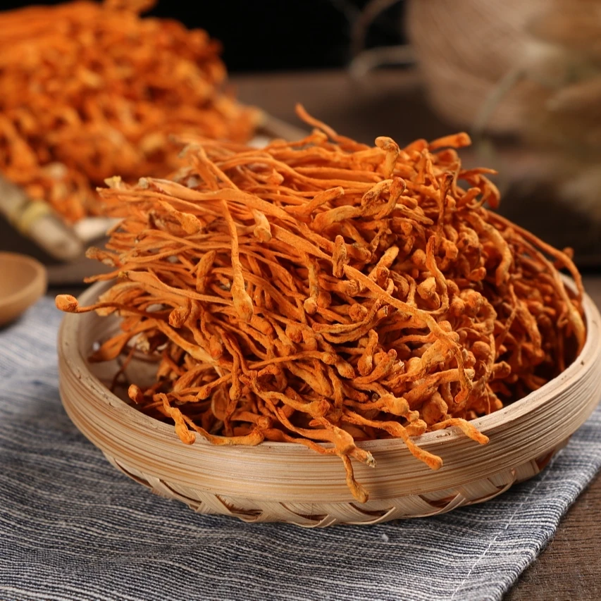 参说菇精选虫草花干货煲汤食材无硫净重150g/袋