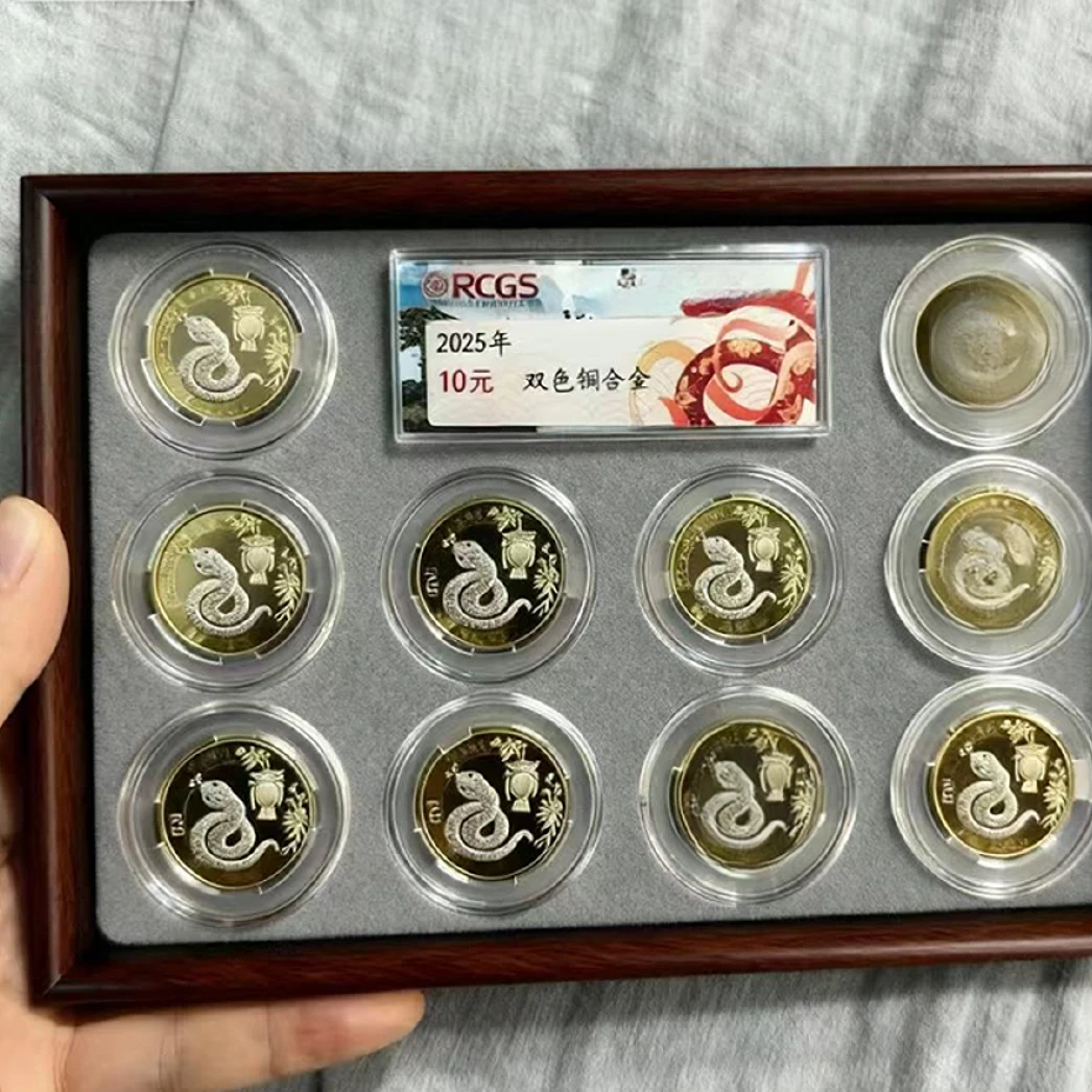 法定货币2025年 蛇生肖纪念币 十枚