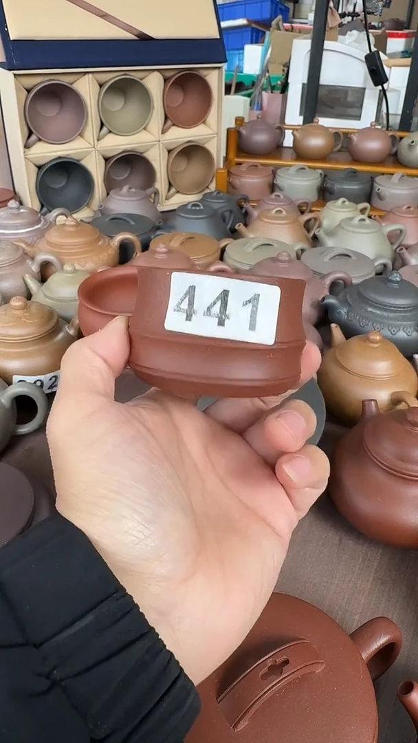 茶壶紫砂441竹节杯