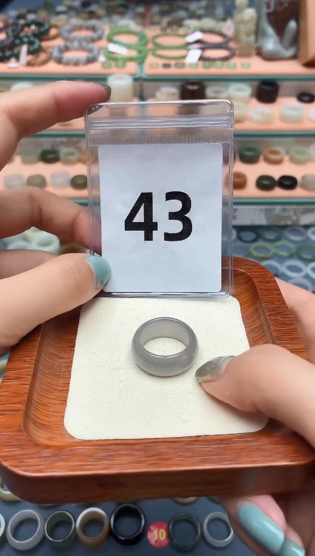 未镶嵌戒圈和田玉15号