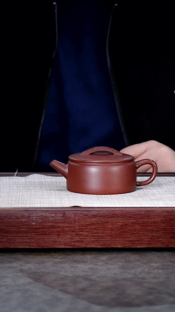茶壶紫砂宜兴紫砂茶壶枣红泥