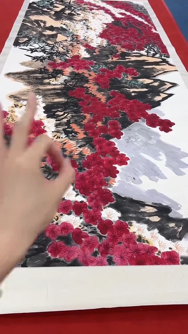 国画定金链接30000-庄寿红-86平尺-国画作品-尾款78888