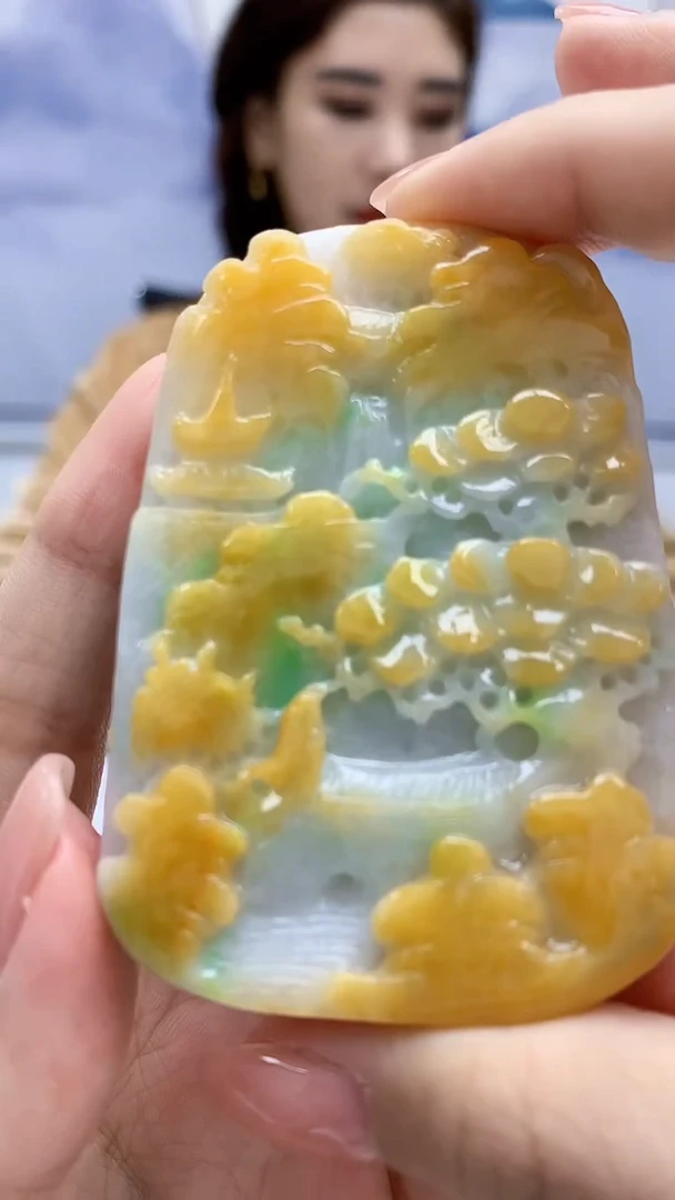 定制翡翠未镶嵌4829xx-毛货挂件72