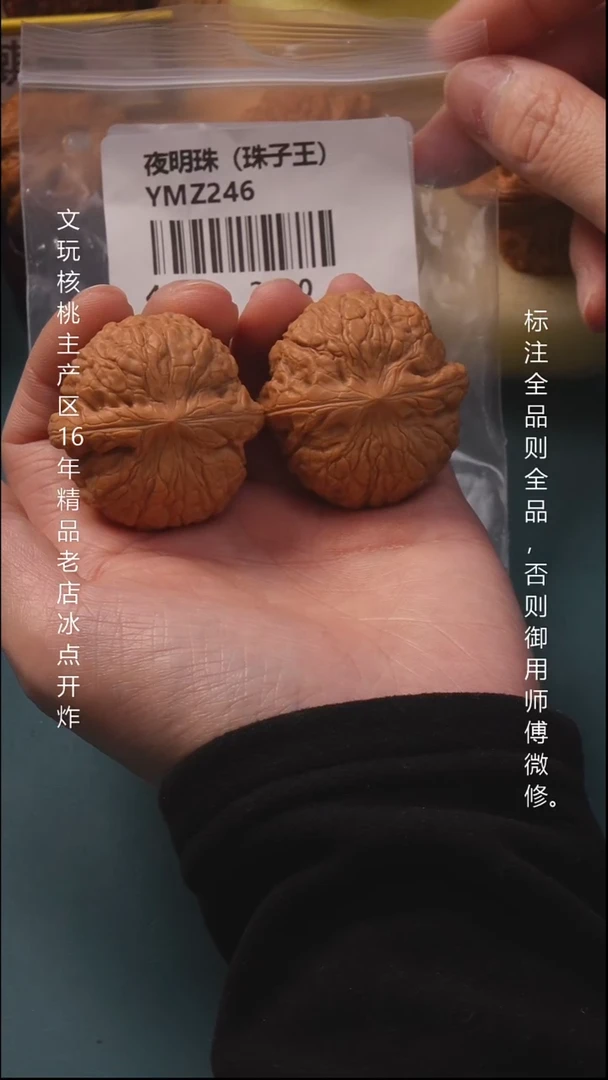 吊坠文玩核桃40夜明珠6号