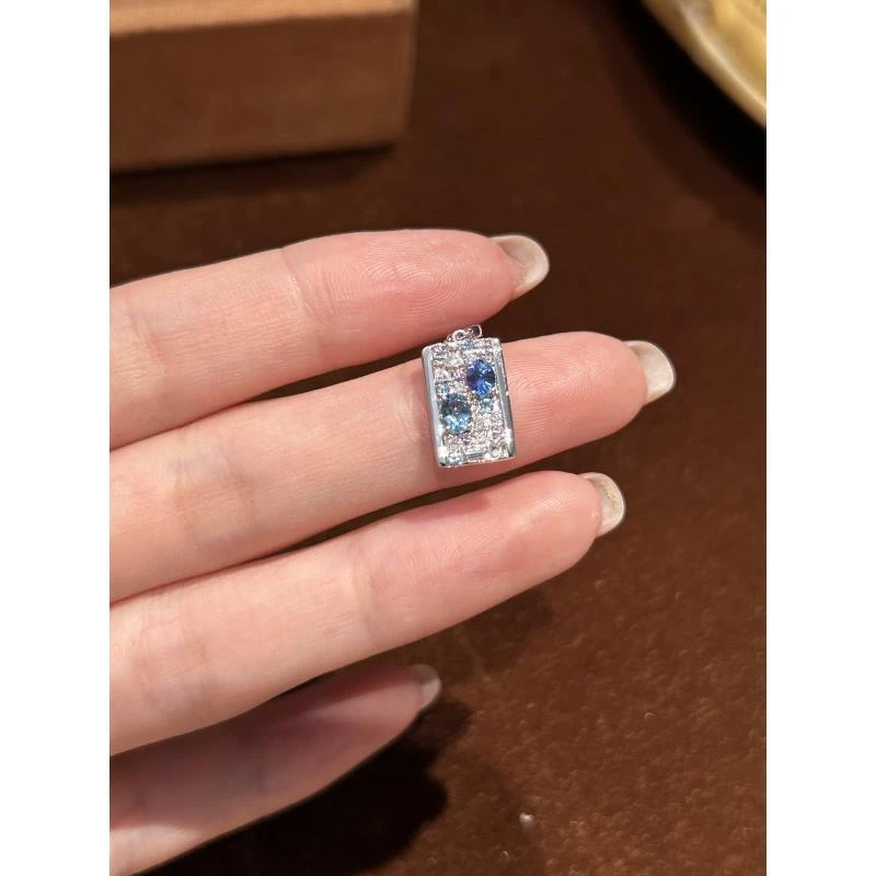 【银河系】18K金 蓝宝石吊坠  247502