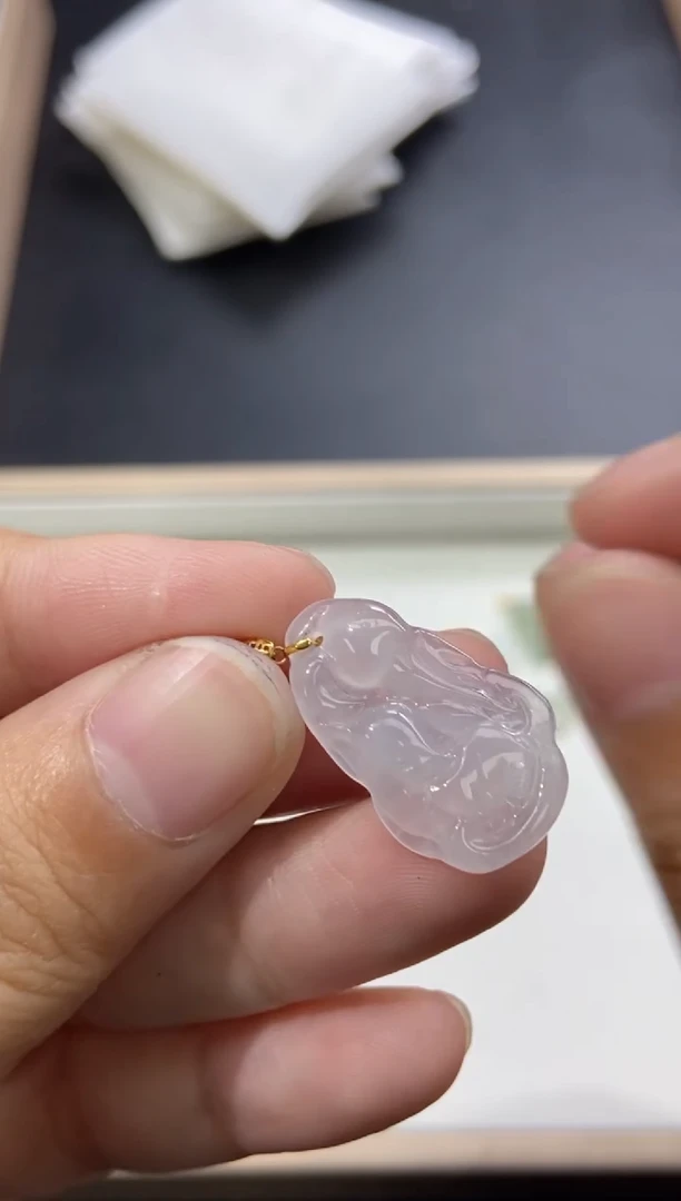颈饰未镶嵌翡翠天然翡翠a货20