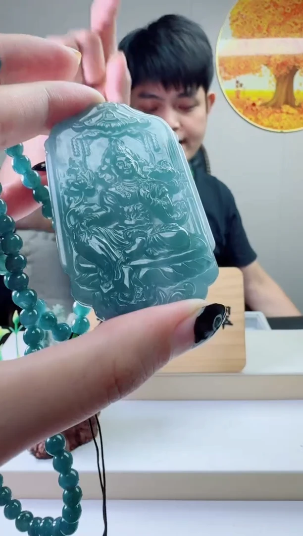 翡翠未镶嵌颈饰多样性随机发其一