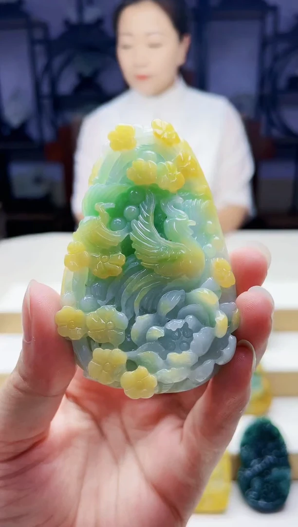 未镶嵌定制翡翠毛货09150185