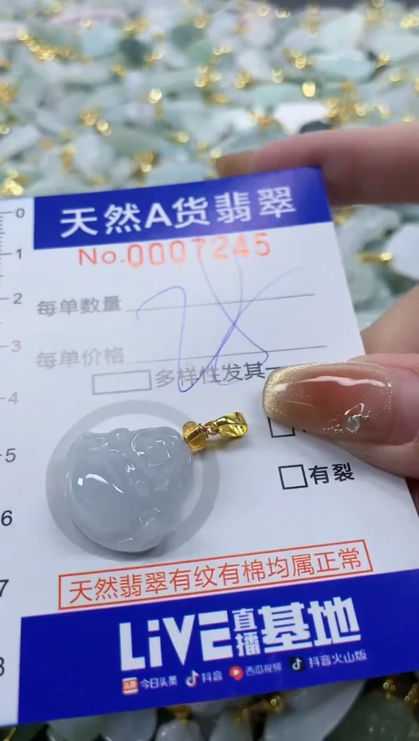 颈饰未镶嵌翡翠天然A货翡翠