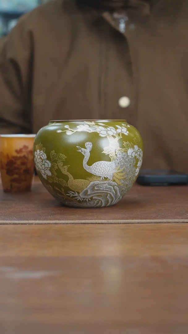 【闪购商品】杯景德镇茶叶末金银水洗