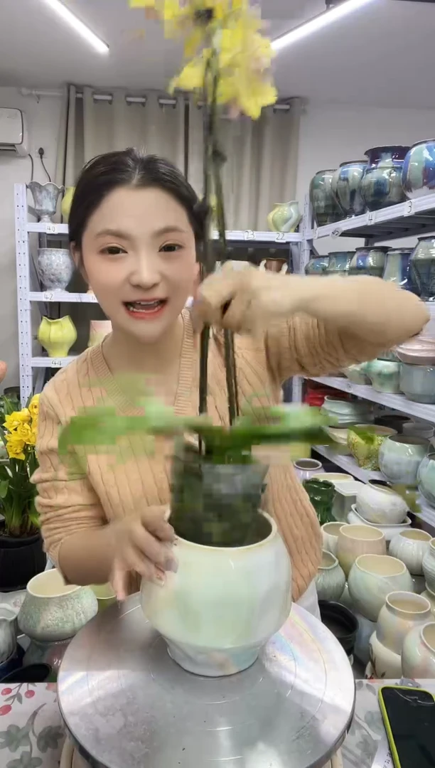 【12.7号】  花盆  高 ： 14   口：11