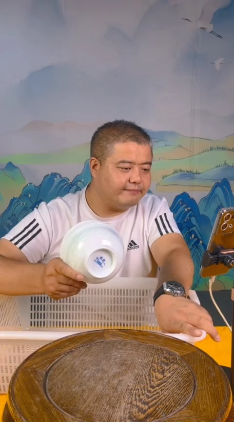 摆件景德镇陶瓷青花摆件92