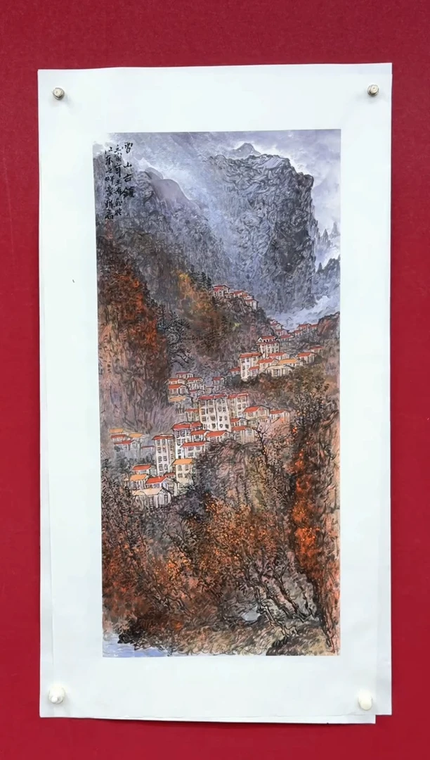 国画国画绘画山水花鸟