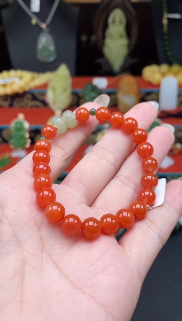 未镶嵌手链南红玛瑙xh046多样性发其一