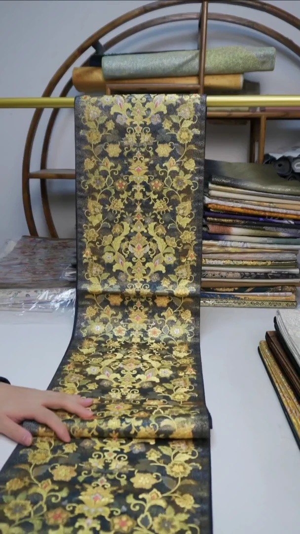 织绣67缠枝莲花卉花卉