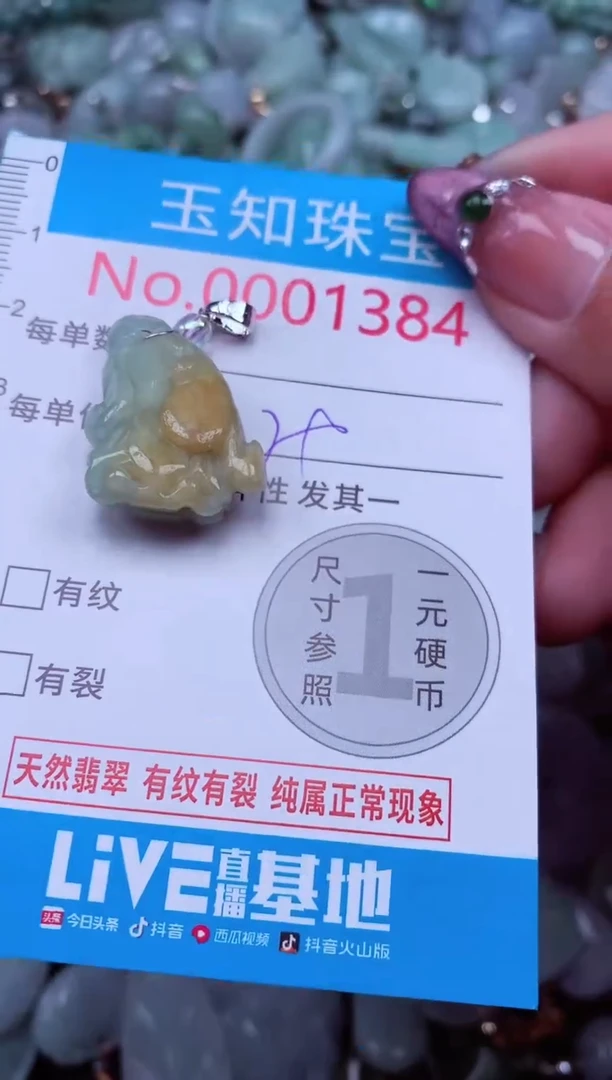 吊坠(不含链)未镶嵌翡翠1384