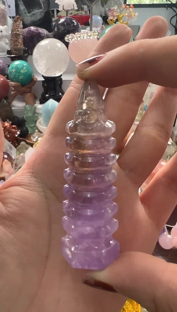 未镶嵌珠宝半成品水晶 M2192 约7.0cm