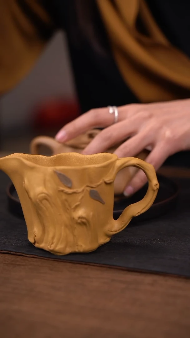 【闪购商品】紫砂茶宠树桩公道杯