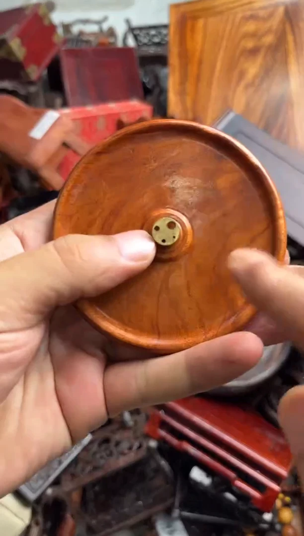 木花梨木插香盘...