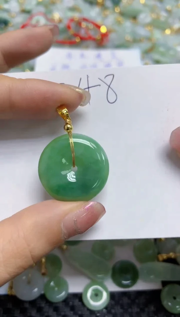 【闪购商品】翡翠颈饰合金   天然A货翡翠