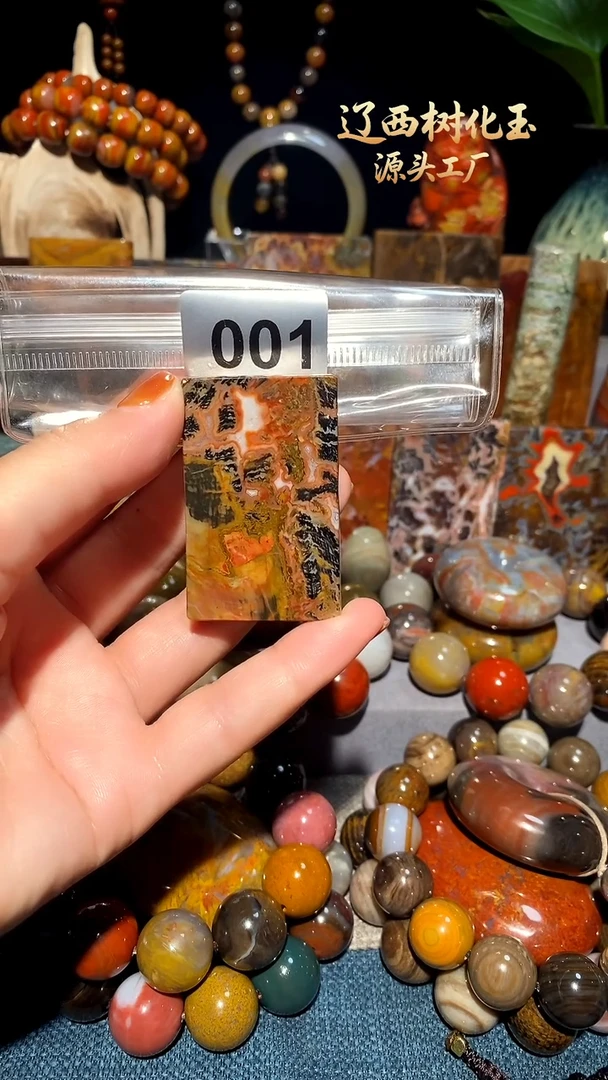 未镶嵌-硅化玉天然北票硅化玉吊坠