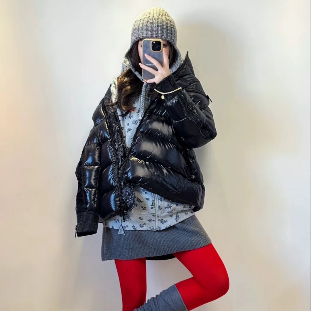 99新 MONCLER 无味奢潮/不规则拉链羽绒服8051