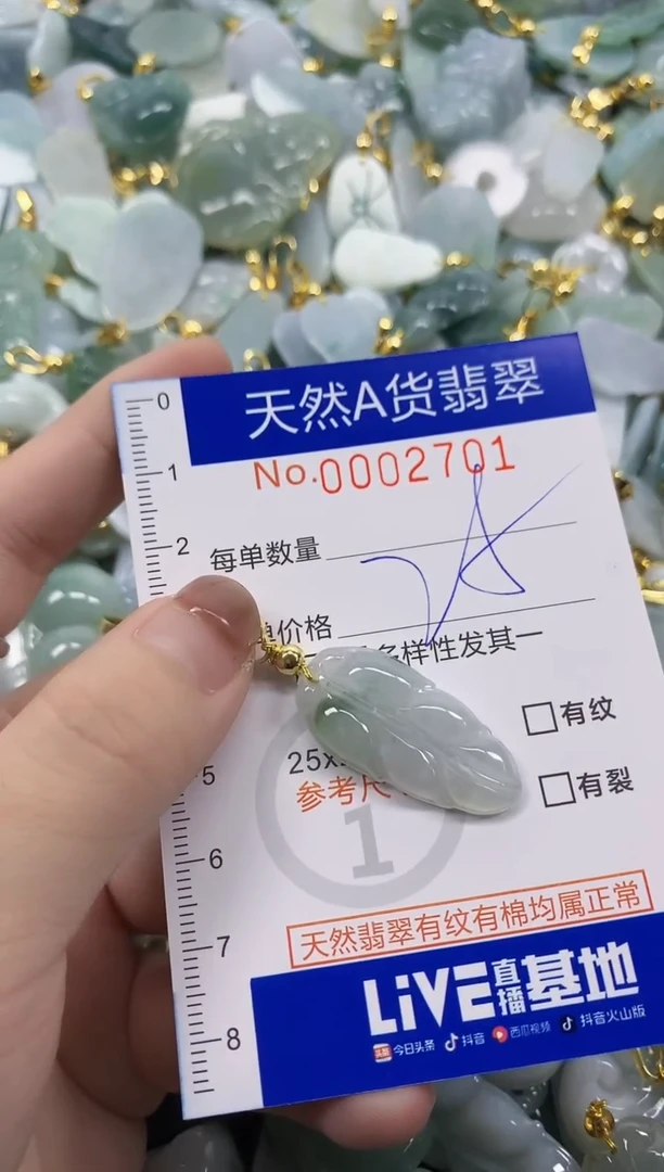 颈饰未镶嵌翡翠天然A货翡翠