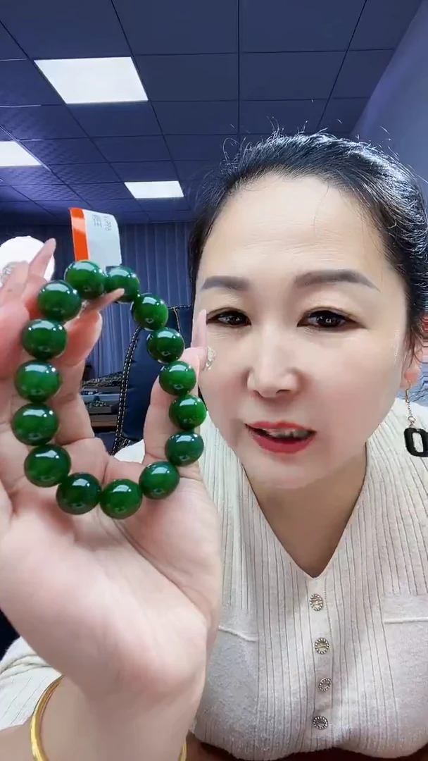 未镶嵌手串和田玉纯天然和田玉新疆碧黑羊洞14