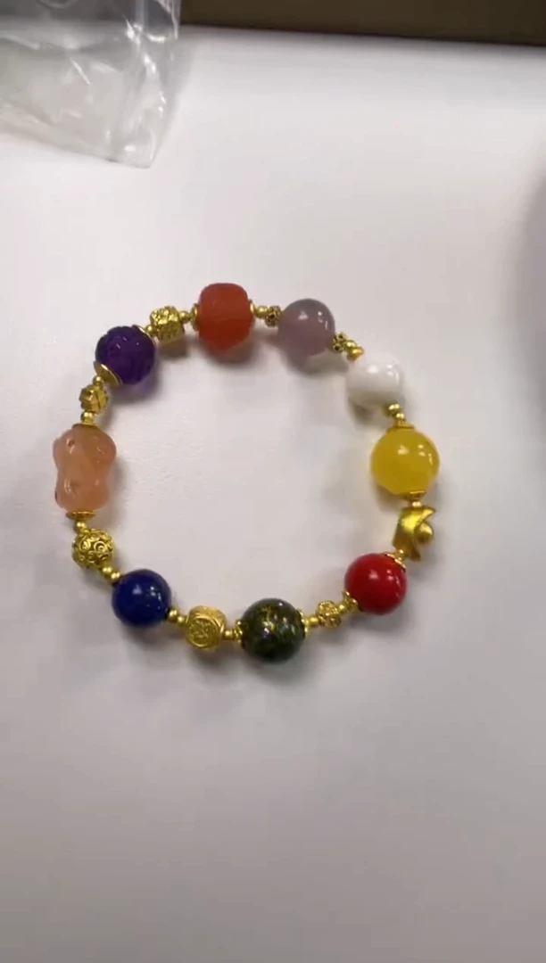 珐琅多宝手串定制款