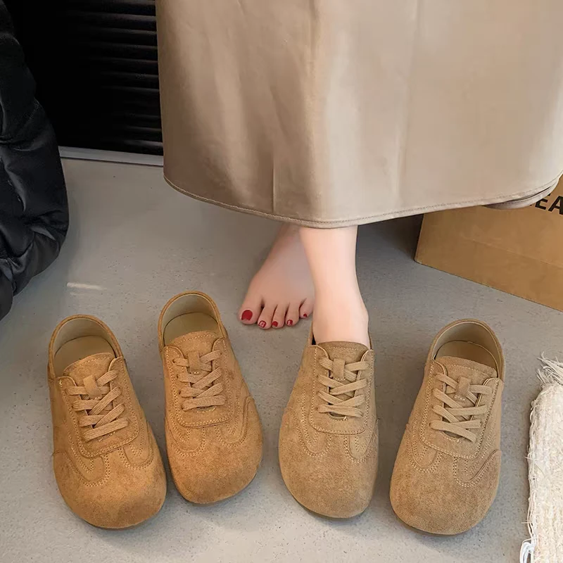 XY555秋季新款韩版软底二穿勃肯单鞋