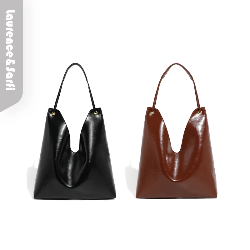 Laurence&Sarfi路易赛菲 新款高级感百搭复古通勤腋下托特包