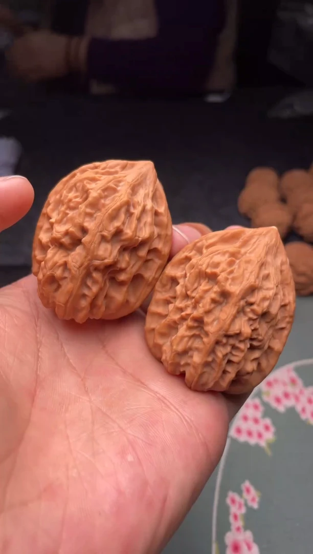 把件文玩核桃a107  鸡心41尺