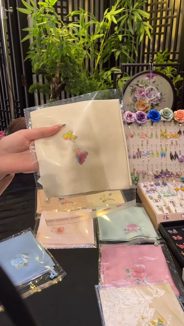 织绣睡****困非遗绒花手工饰品