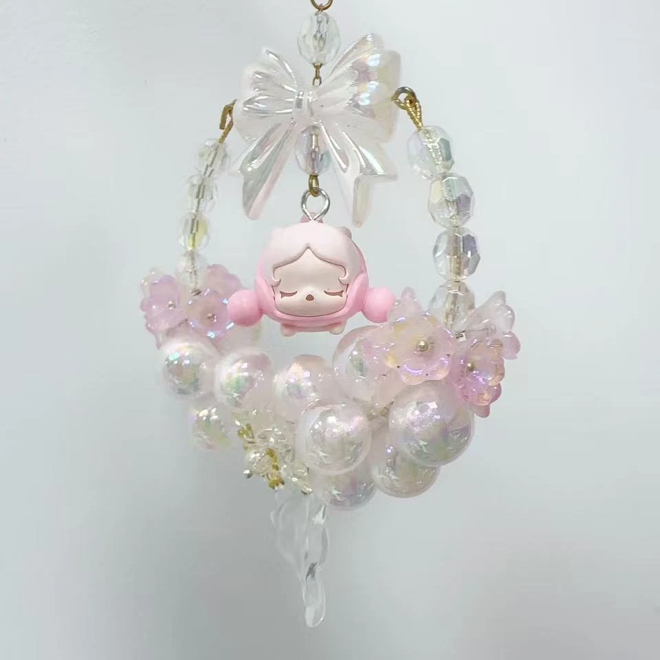 手工diy萌粒车挂摆台