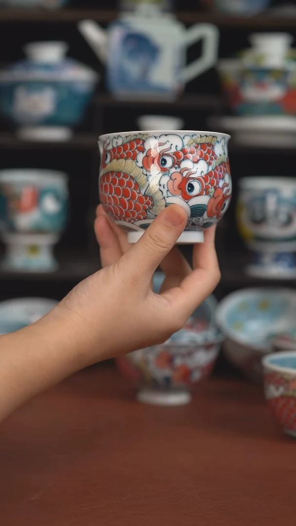 老师作品九鱼高卢氏杯（微瑕福利 ）