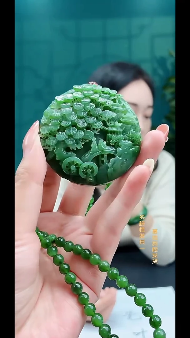 颈饰未镶嵌和田玉纯天然多样性发一