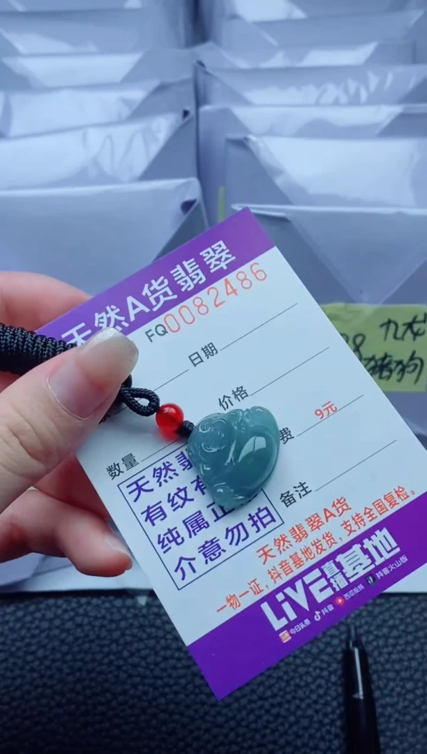 翡翠未镶嵌颈饰          多样性一件随机发货