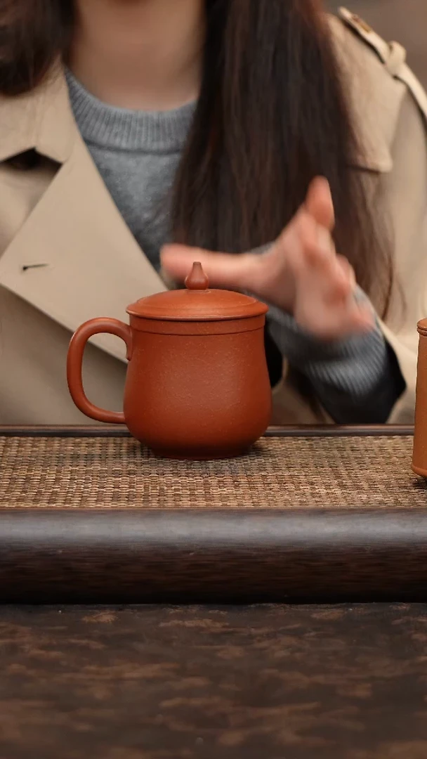 茶杯紫砂朱泥葫芦