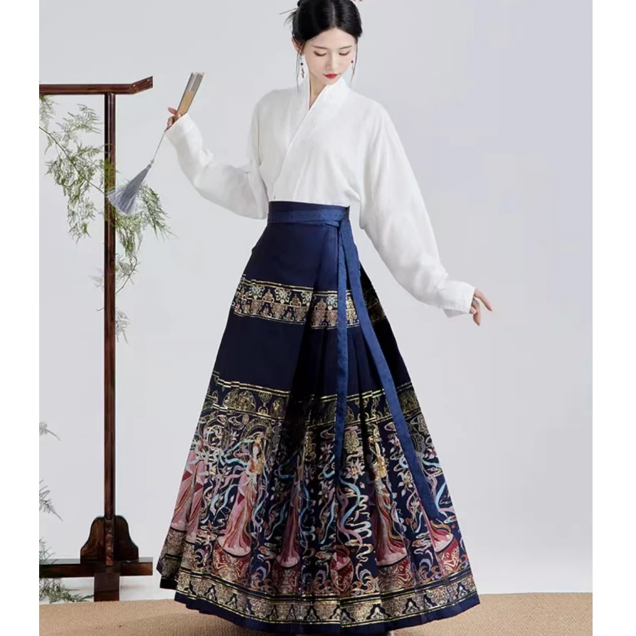 2025春秋时尚复古妆花马面裙6685【12】