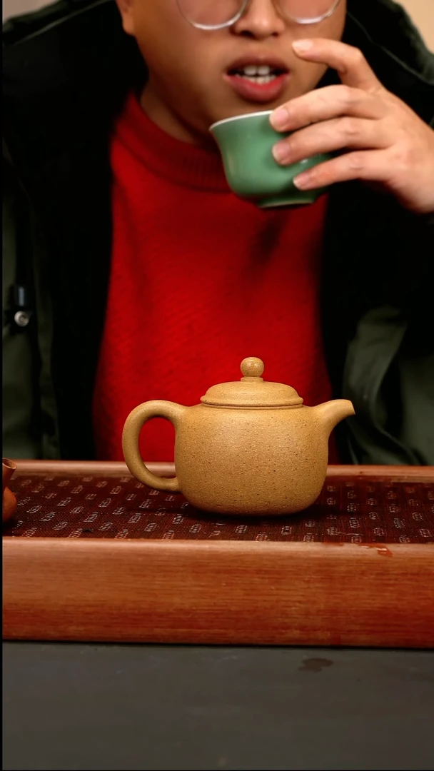 【闪购商品】紫砂茶壶lw 黄金段匏尊