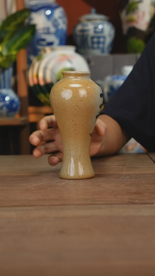现代 景德镇设计师釉下------随机花瓶