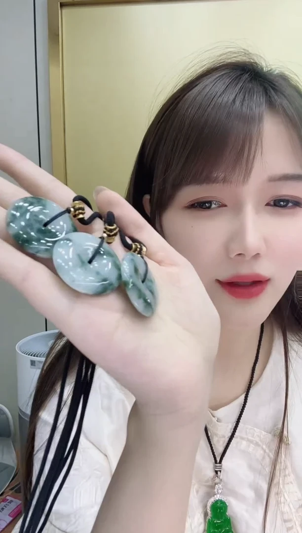 翡翠挂件未镶嵌317729/平安扣   多样性一件发