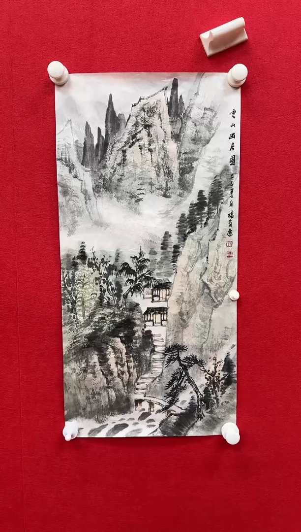 国画z天津人美-张fu有国画2平尺