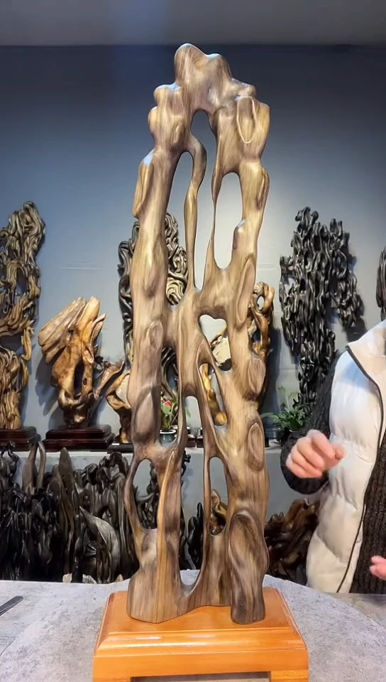 【闪购商品】金丝楠金丝楠小叶桢楠随行摆件54