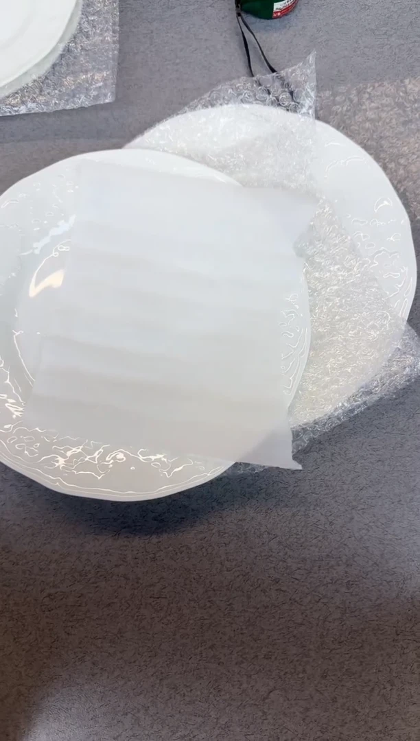 瓷片27cm2片辰辰的瓷器好看到爆炸