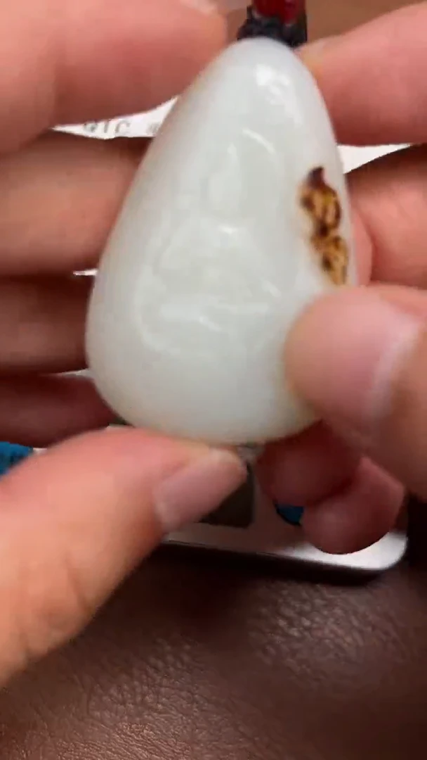 和田玉未镶嵌颈饰虫*86786