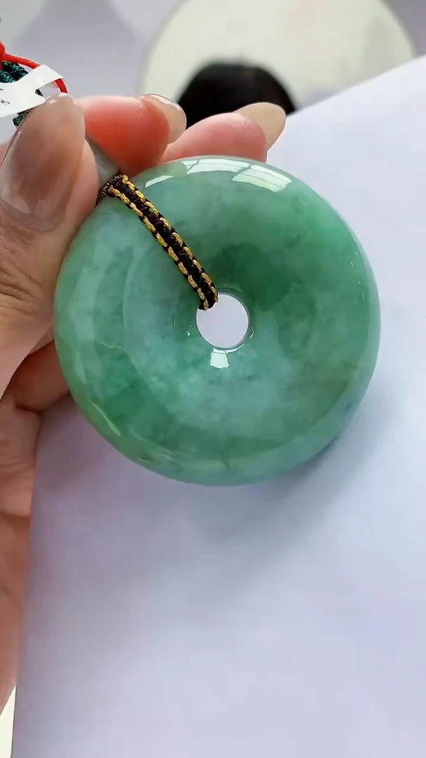 未镶嵌定制翡翠4812MM-毛货挂件48