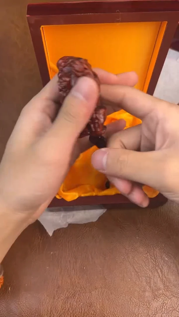 紫檀貔貅手把件商品链接@@YS945
